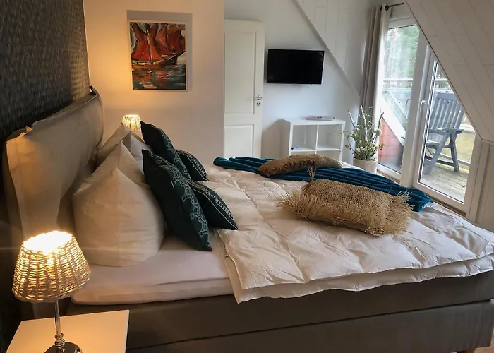 Romantisches Ferienhaus Boddenblick Mit Sauna